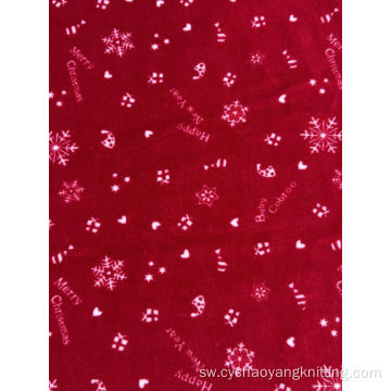 100% ya sofa ya polyester iliyochapishwa velvet